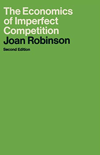 The Economics of Imperfect Competition von MACMILLAN
