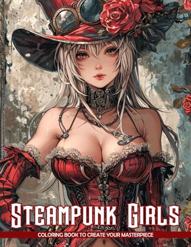 Steampunk Girls Coloring Book: Unique Steampunk Girls Coloring Adventure Ideal for Creative Expression, Wonderful Gift for Steampunk Enthusiasts von Independently published