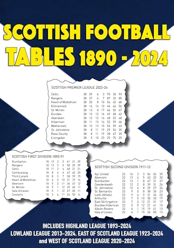Scottish Football League Tables 1890-2024 von Soccer Books Ltd