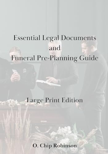 Essential Legal Documents and Funeral Pre-Planning Guide: Large Print Edition von Independently published