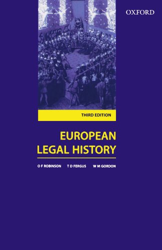 European Legal History: Sources and Institutions von Oxford University Press, USA