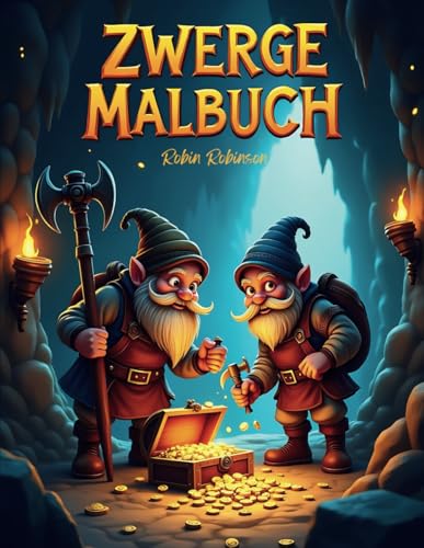 Zwerge Malbuch: 50 Einzigartige Fantasy Malvorlagen und Motive für Erwachsene und Jugendliche – Perfekt zum Stressabbau & zur Entspannung mit Zwergen, Drachen & Abenteuern