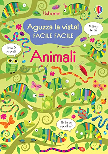 Animali. Ediz. a colori (Aguzza la vista! Facile facile) von Usborne