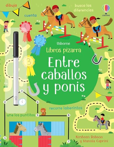 Entre caballos y ponis (Libros pizarra con actividades)