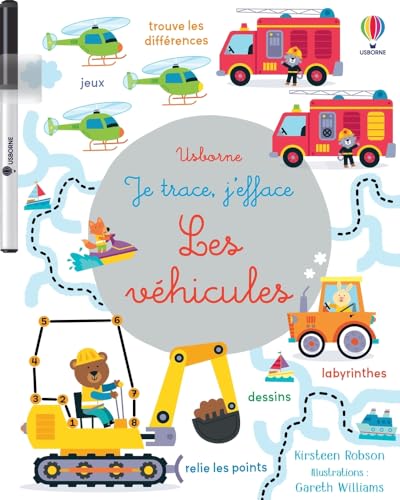 Les véhicules - Je trace, j'efface - Dès 3 ans Les véhicules - Je trace, j'efface - Dès 3 ans von USBORNE