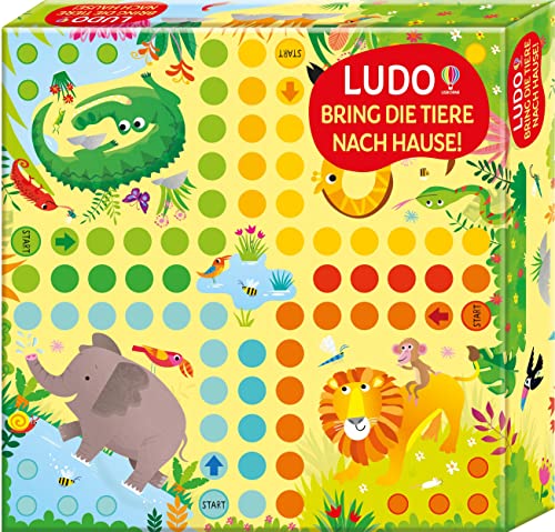 LUDO - Bring die Tiere nach Hause!: Set mit Spielbrett, Spielfiguren und Würfel – ab 3 Jahren LUDO - Bring die Tiere nach Hause!: Set mit Spielbrett, Spielfiguren und Würfel – ab 3 Jahren