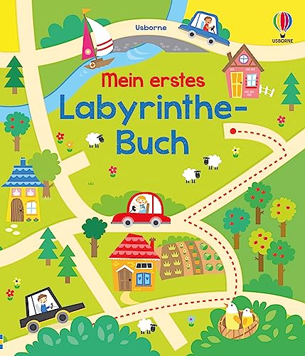 Mein erstes Labyrinthe-Buch: altersgerechte Labyrinthe fördern Vorstellungsvermögen und Problemlösungsfähigkeiten – ab 3 Jahren von Usborne