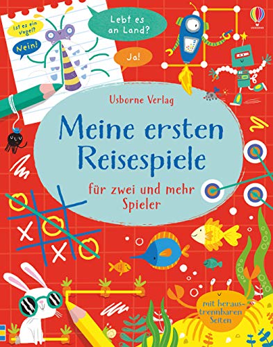 Meine ersten Reisespiele: für zwei und mehr Spieler (Usborne erste Mitmach-Blöcke)