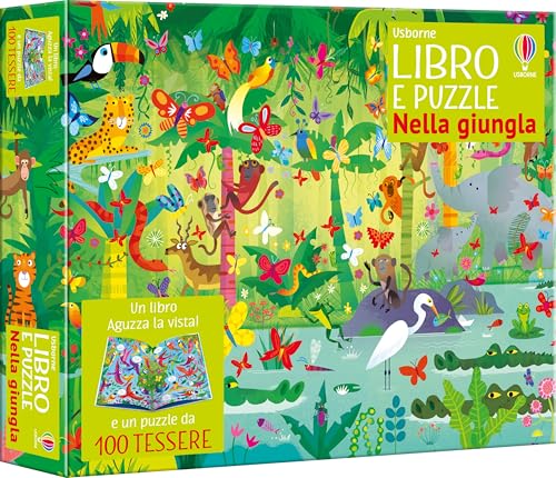 Nella giungla. Ediz. a colori. Con puzzle (Libro e puzzle) von Usborne
