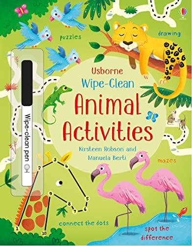 Wipe-Clean Animal Activities (Wipe-clean Activities): 1 von Usborne Publishing Ltd