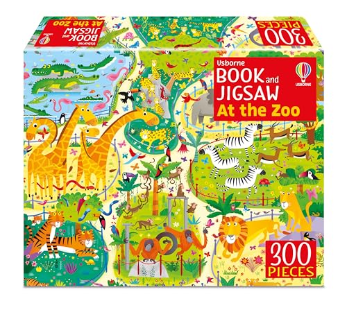 Usborne Book and Jigsaw At the Zoo von Usborne Publishing Ltd