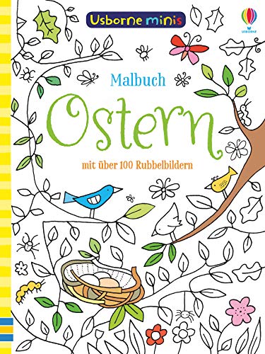 Usborne Minis - Malbuch: Ostern: mit über 100 Rubbelbildern (Usborne-Minis-Reihe)