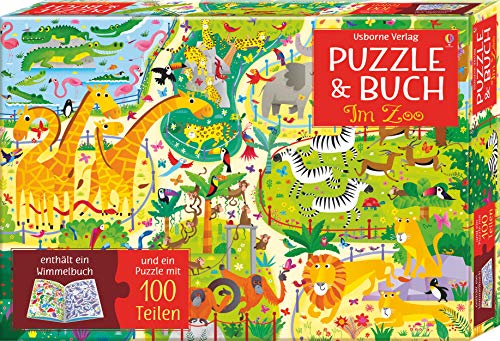 Usborne Verlag Puzzle & Buch: Im Zoo