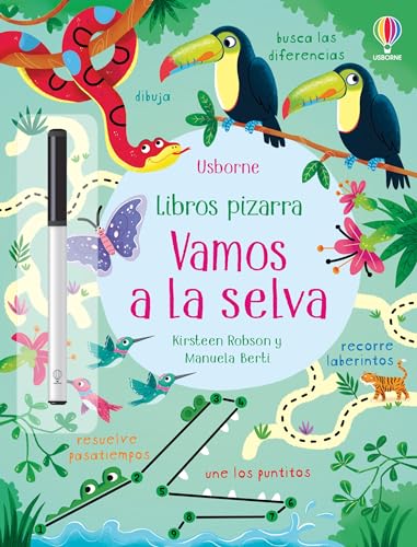 Vamos a la selva (Libros pizarra con actividades) von Ediciones Usborne