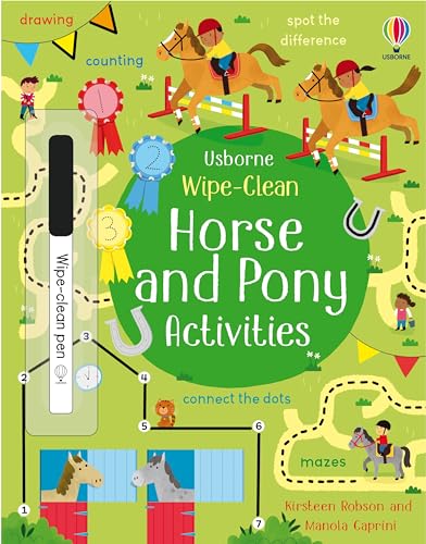 Wipe-Clean Horse and Pony Activities (Wipe-Clean Activities): 1 von Usborne Publishing Ltd