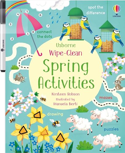 Wipe-Clean Spring Activities (Wipe-clean Activities) von Usborne Publishing Ltd