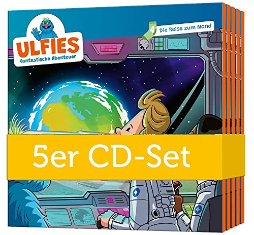 Die Reise zum Mond (5er-Set): Ulfie-Verteil-CD (Ulfies fantastische Abenteuer) von Gerth Medien