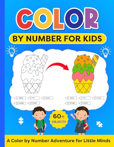 Color by Numbers for kids and adults: your little learner von Independently published