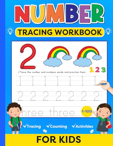 Number Tracing Workbook von Independently published