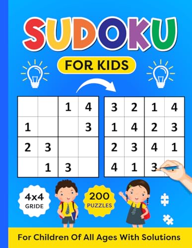 SUDOKU for kids: for children and adults of all ages with solutions von Independently published