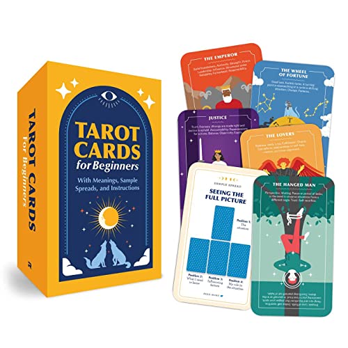Tarot Cards for Beginners: Larger Size―With Meanings, Sample Spreads, and Instructions
