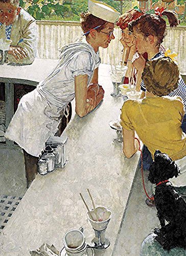 NORMAN ROCKWELLS THE SODA JERK