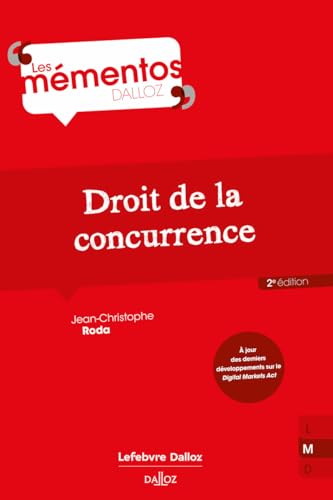 Droit de la concurrence. 2e éd. von DALLOZ