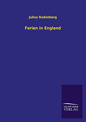 Ferien in England von Salzwasser-Verlag GmbH