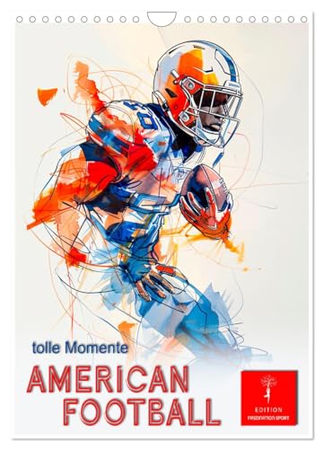 American Football - tolle Momente (Wandkalender 2025 DIN A4 hoch), CALVENDO Monatskalender von CALVENDO