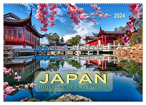 Japan - Hightech und Tradition (Wandkalender 2024 DIN A2 quer), CALVENDO Monatskalender
