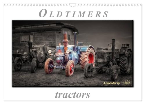 Oldtimer - tractors (Wall Calendar 2024 DIN A3 landscape), CALVENDO 12 Month Wall Calendar: Peter Roder presents a collection of his fascinating pictures of nostalgic tractors