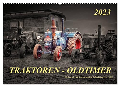 Traktoren - OldtimerAT-Version (Wandkalender 2023 DIN A2 quer): Peter Roder - eine Sammlung seiner faszinierenden Bilder nostalgischer Traktoren (Monatskalender, 14 Seiten ) (CALVENDO Technologie) von CALVENDO