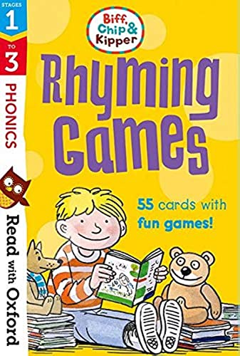 Read with Oxford: Stages 1-3: Biff, Chip and Kipper: Rhyming Games Flashcards von Oxford University Press