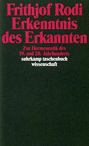 Erkenntnis des Erkannten Erkenntnis des Erkannten
