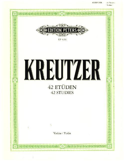 42 Etüden (Capricen) von Peters C. F. Musikverlag