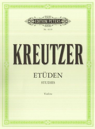 42 Etüden (Capricen): für Violine Solo von Peters, C. F. Musikverlag