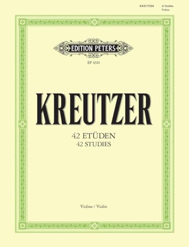 42 Etüden (Capricen): für Violine Solo von Peters, C. F. Musikverlag