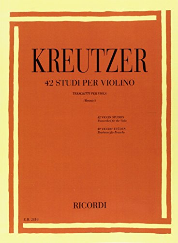 42 Studi Per Violino von Ricordi