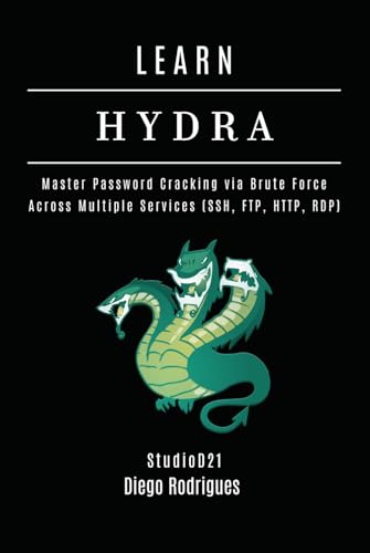 LEARN HYDRA: Master Password Cracking via Brute Force Across Multiple Services (SSH, FTP, HTTP, RDP) (KALI LINUX EXTREME USA, Band 11) von Independently published