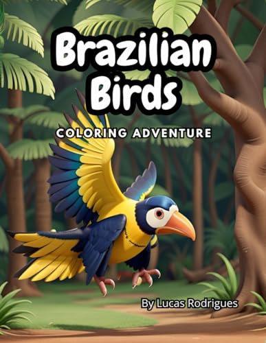 Brazilian birds coloring book