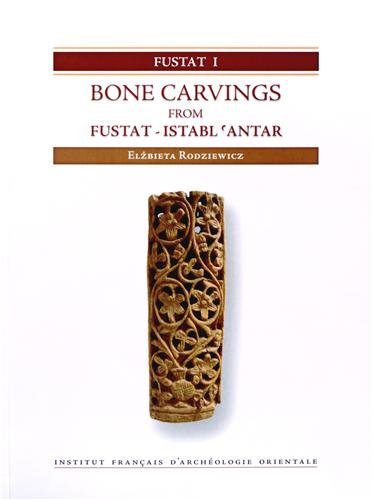 Bone carving from fustat istabl antar excavations of the institut français d'arc von ARCHEOLOG CAIRE