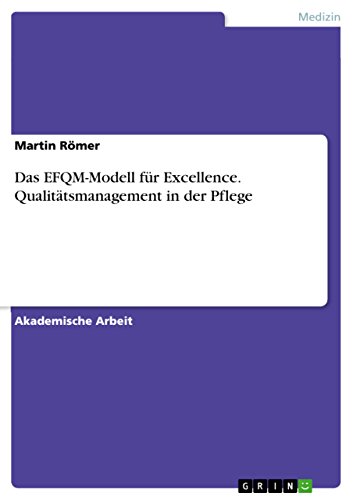 Das EFQM-Modell für Excellence. Qualitätsmanagement in der Pflege von GRIN Verlag