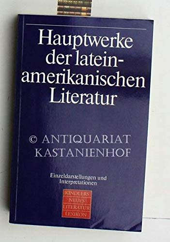 Hauptwerke der lateinamerikanischen Literatur