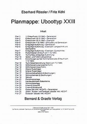 Planrolle: Uboottyp XXIII