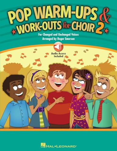 Roger Emerson: Pop Warm-Ups And Work-Outs For Choir - Volume 2 (Book/Online Audio): For Changed and Unchanged Voices, Includes Downloadable Audio