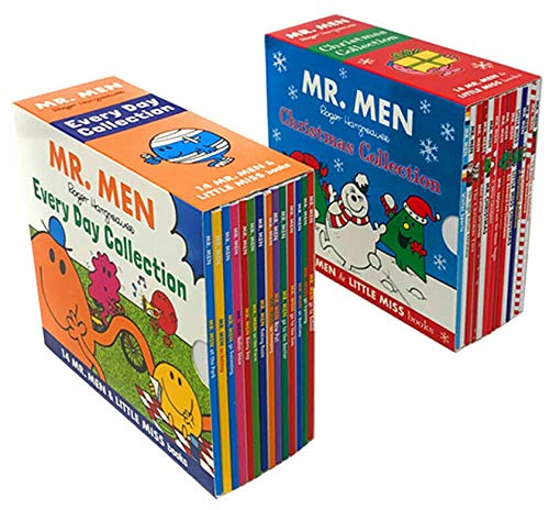 Mr Men and Little Miss Christmas & Mr Men and Little Miss Everyday Collection 28 Books Slipcase Set by Roger Hargreaves