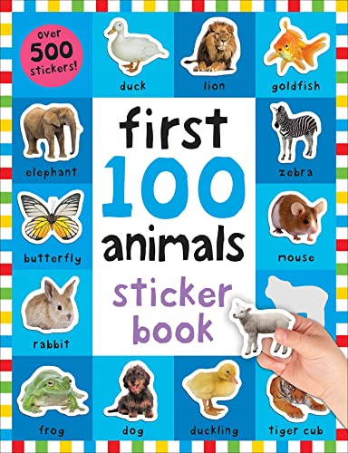 First 100 Animals Sticker Book: Over 500 Stickers von MACMILLAN