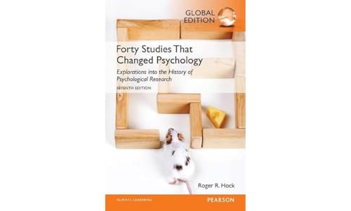 Forty Studies That Changed Psychology