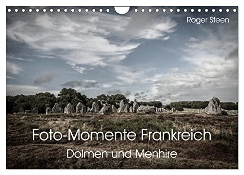 Foto-Momente Frankreich - Dolmen und Menhire (Wandkalender 2024 DIN A4 quer), CALVENDO Monatskalender von CALVENDO