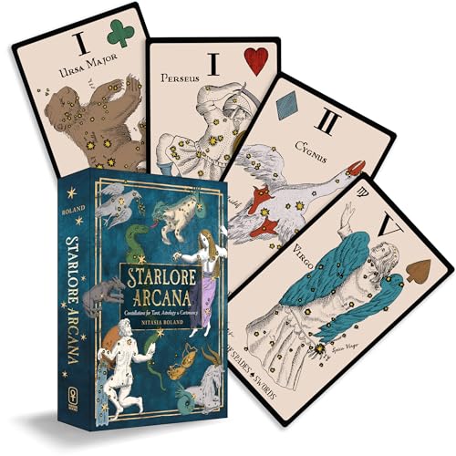 Starlore Arcana: Constellations for Tarot, Astrology, and Cartomancy (56 Full-color Cards and 128-page Guidebook) von Red Wheel/Weiser
